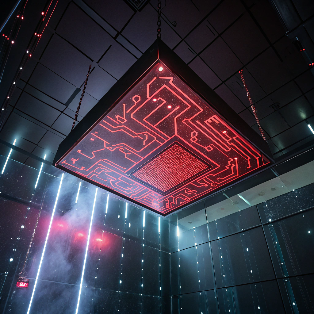 Futuristic AI technology illustration